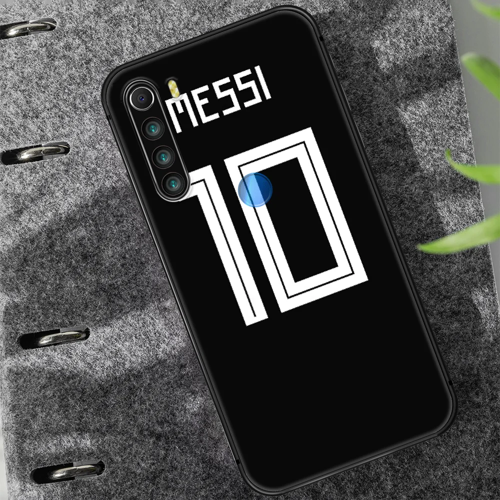 

Football star messi 10 Phone Case Cover Hull For XIAOMI Redmi 7 7a 8 8a 9 10X NOTE 6 7 7s 8 8t 9 9s Pro Max black Hoesjes Trend