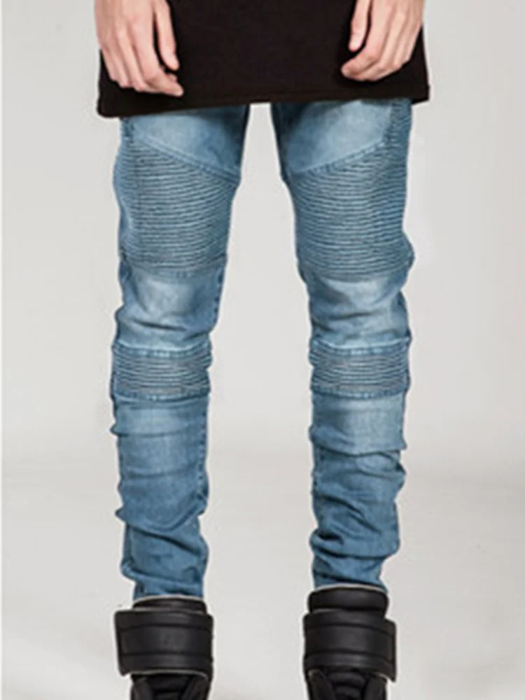 Осенние мужские мотоциклетные джинсы Европейская и американская распродажа