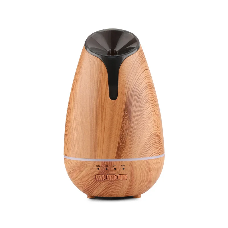 

USB Wood Graind Essential Oil Aroma Diffuser 7 Colors Light Ultrasonic Air Humidifier Mist Maker Fogger with Timer 120ml