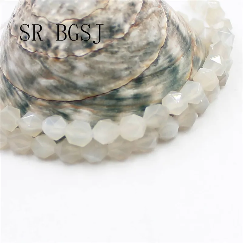 Бесплатная доставка 6 мм граненые круглые полигональные лунные камни