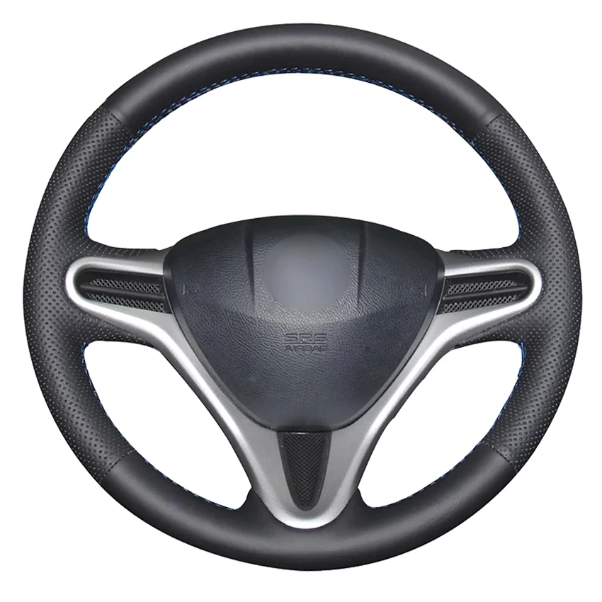 

Черная искусственная кожа ручная строчка для женской модели 2009-2013 Jazz 2009-2013 дюйма 2010-2014 дюйма