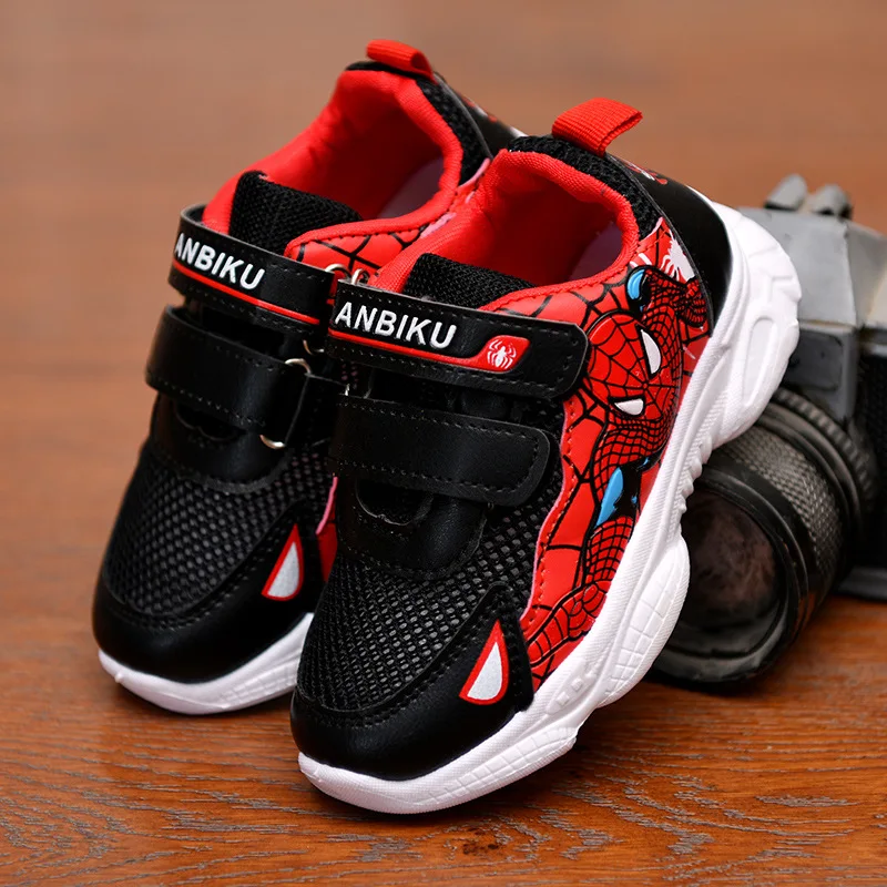 2021 Детские кроссовки детское нижнее белье с рисунком Человека паука Обувь для