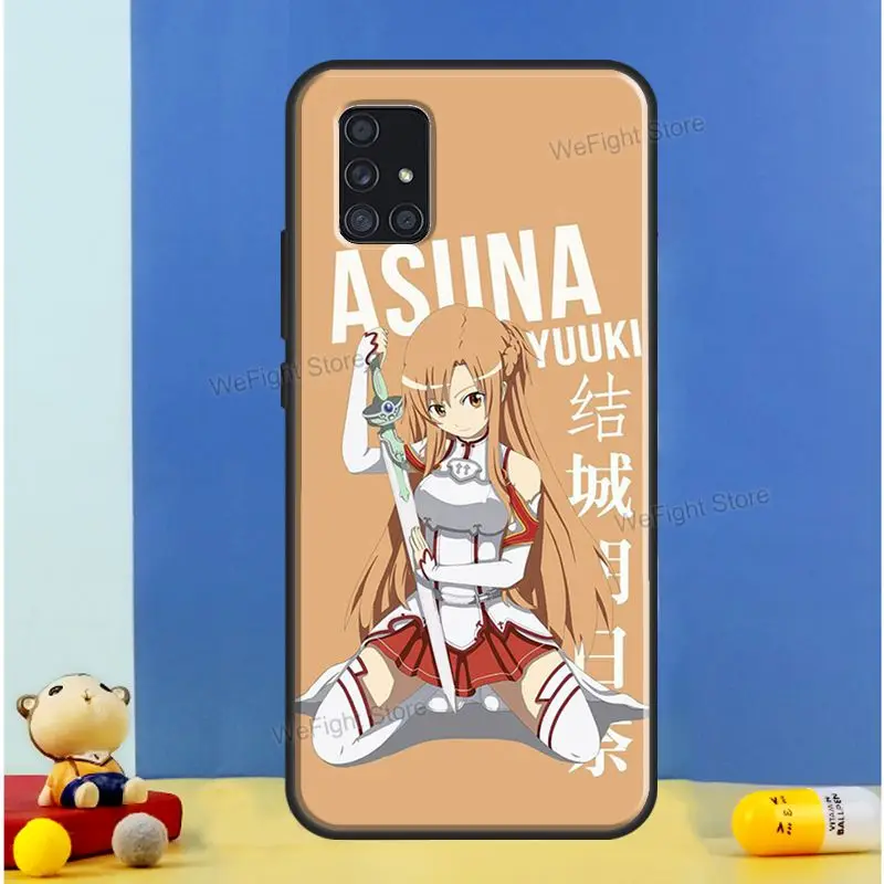 Yuuki Asuna чехол для Samsung Galaxy A31 A51 A71 A11 A50 A70 A10 A30S A40 A20e A21S M31 M30S Coque | Мобильные телефоны и