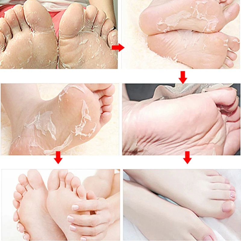 

Lavender Foot Mask Peel Exfoliating Feet Mask Baby Skin Feet Mask Ultra Soft Tender Skin Dropshipping