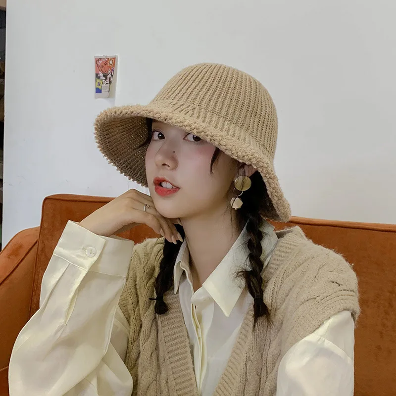 Зимняя Панама для женщин ветрозащитная шерстяная зимняя улицы теплая весенне