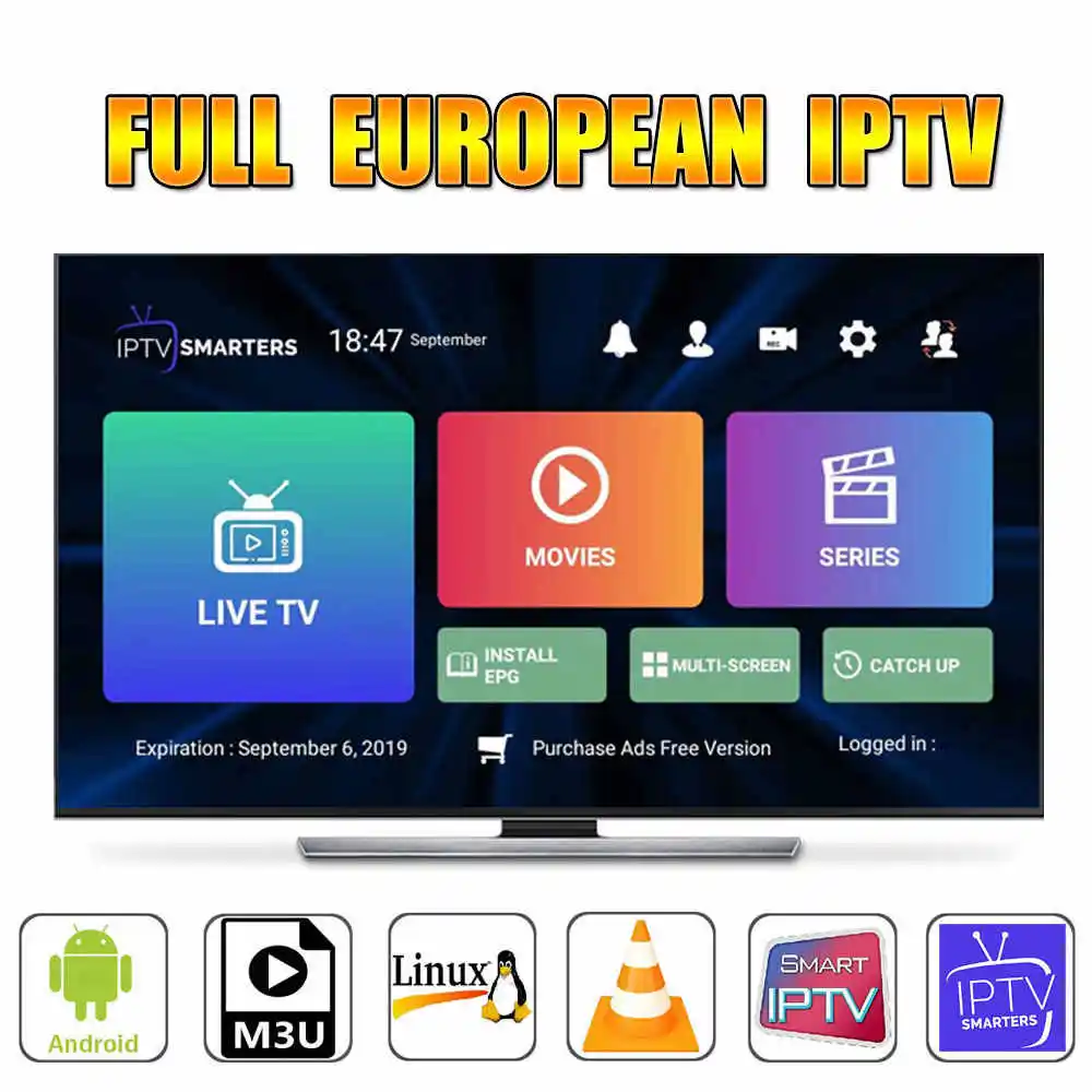 

M-3U An-droid IPâœ”ï¸TV OTT-PLUS S-mart TV FR Europe UK VIP PTV Stableâœ”ï¸Belgium Morocco GERMANY SWEDEN PORTUGAL NETHERLANDS ARAB