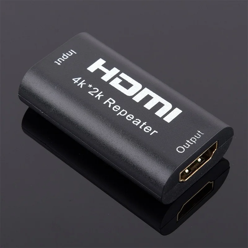 

Мини 4K * 2K HDMI удлинитель репитер 3D HDMI адаптер Усилитель сигнала Усилитель 4,95 Гбит/с превышение сигнала HDTV HDMI удлинитель
