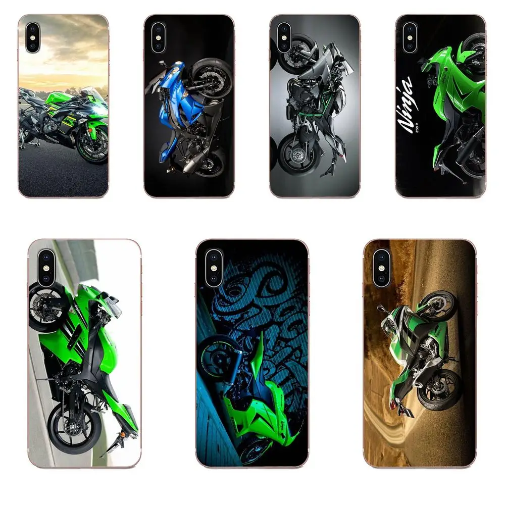 Спортивный Мотоцикл Kawasaki Ninja Zx R для Sony Xperia Z Z1 Z2 Z3 Z4 Z5 compact Mini M2 M4 M5 T3 E3 E5 XA XA1 XZ