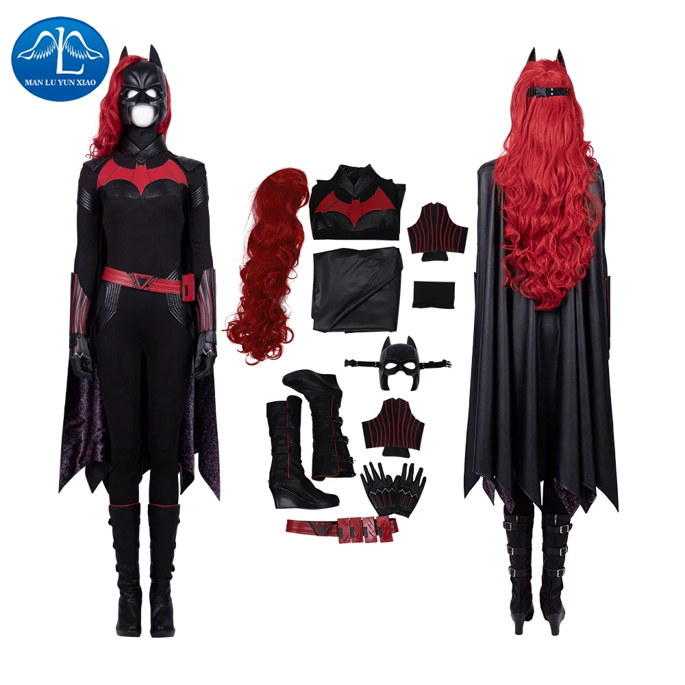 Batwomen костюм Новое поступление Batgirl Косплей Костюм Хэллоуин Batlady Косплей Костюм Batwomen Аниме Костюм Manluyunxiao