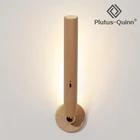 Деревянный настенный светильник для помещений с usb-зарядкой, вращающийся на 360 , с регулируемой яркостью, сенсорный переключатель, бра, настенный светильник для коридора, ночник