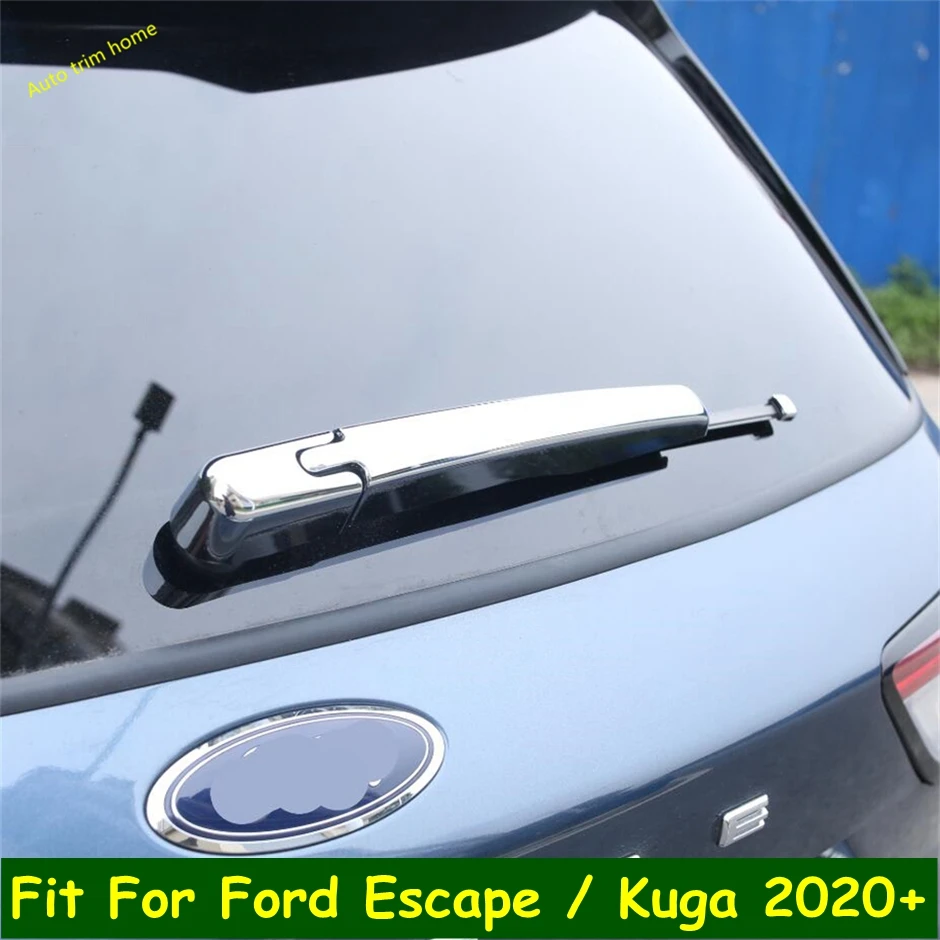 Rear Windshield Window Windscreen Rain Wiper Cover Trim For Ford Escape / Kuga 2020 - 2022 Car Accessories Exterior Refit Kit