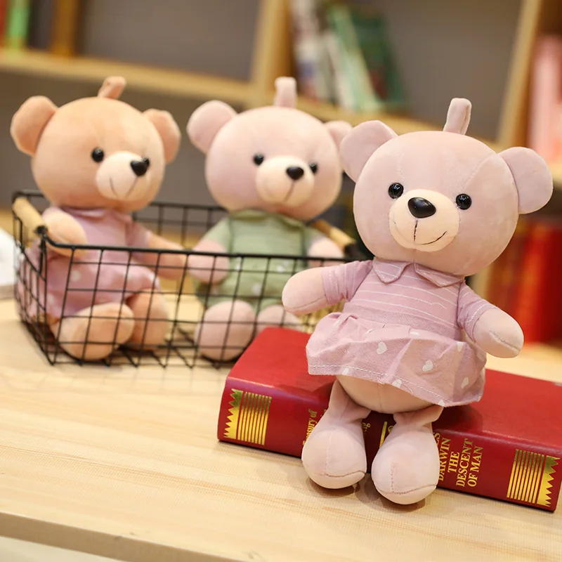 28 см 1 шт. домашнее украшение милая пара туалетный медведь супер плюшевый мишка