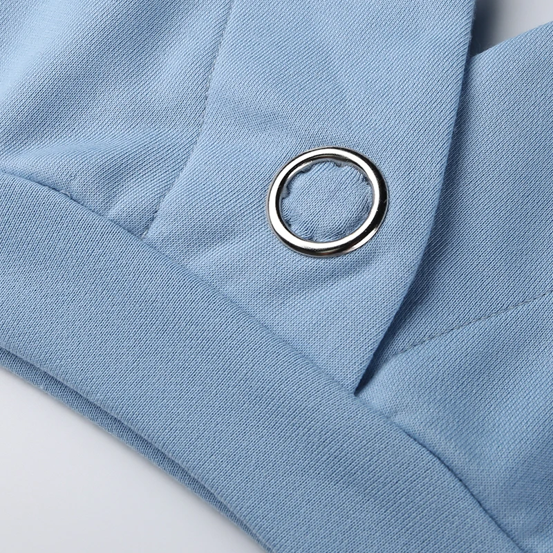 

LVINMW Shorts Sets Pure Sexy Slim Simple Streetwear Women Suits Low Cut Backless Long Sleeve Top Elastic High Waist Bottoms