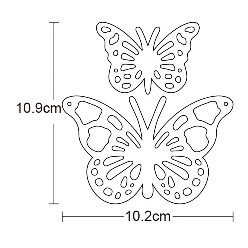 Металлические режущие штампы цветок лист кружева полоса граница бабочка