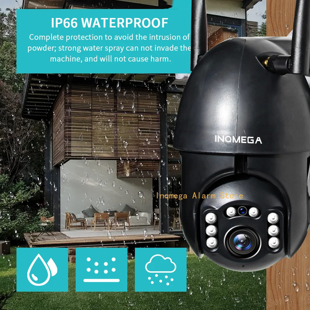 INQMEGA 1080P камера с функцией автоматического слежения Wi Fi Наружного