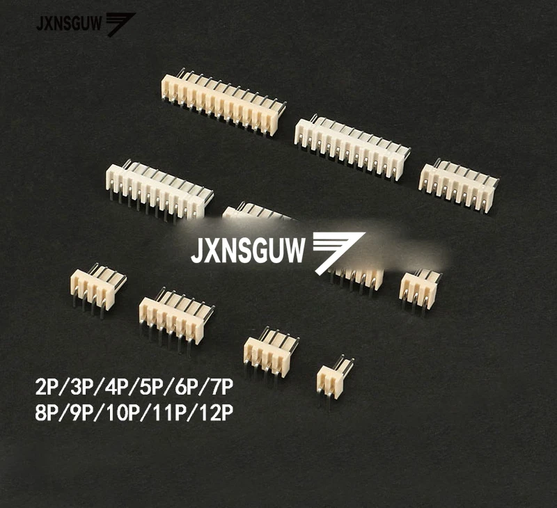 

40PCS KF2510 connector 2.54MM Curved needle seat 2P/3P/4P/5P/6P/8P/9P/12P