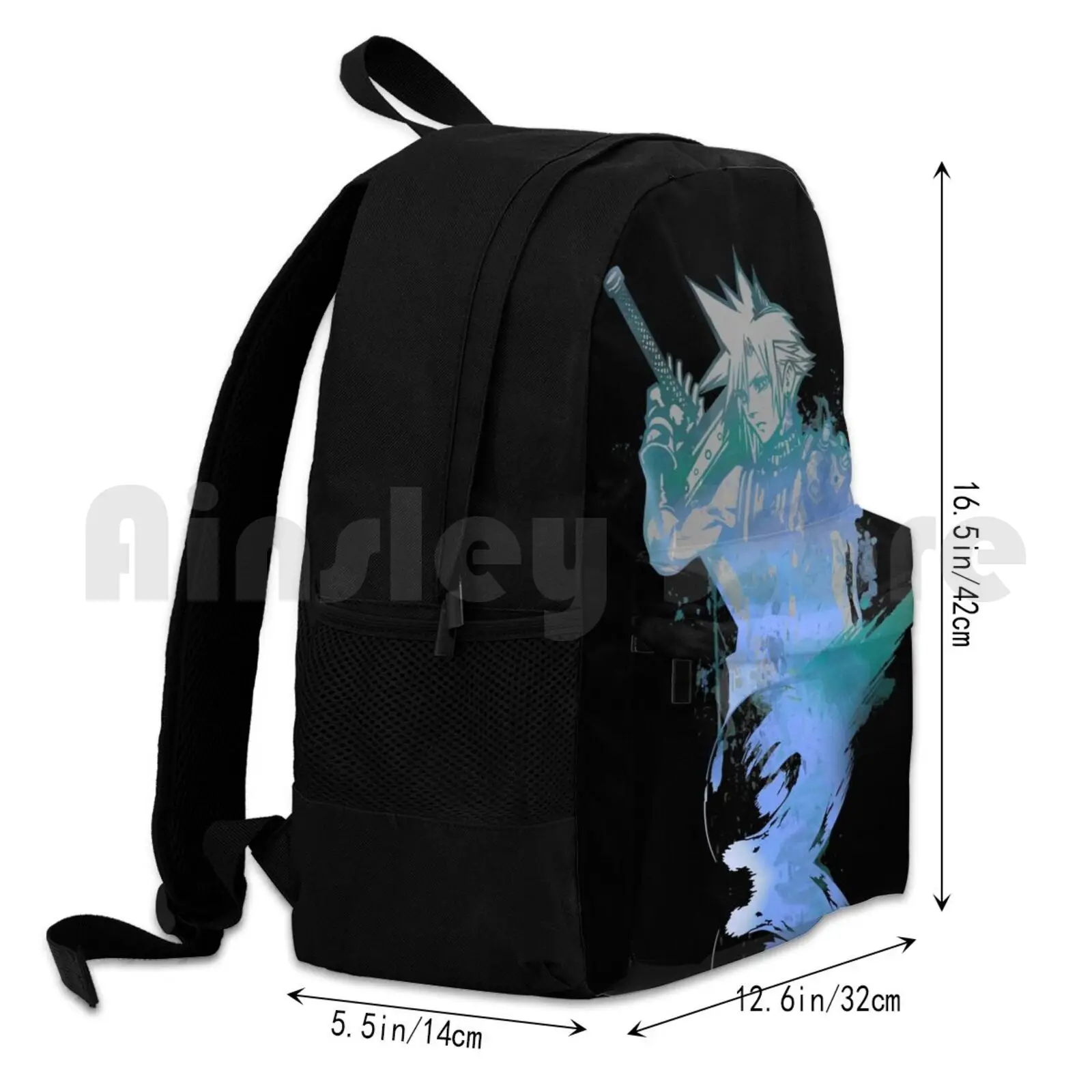 Уличный походный рюкзак Cloud Strife Meteor (черный) водонепроницаемый для кемпинга