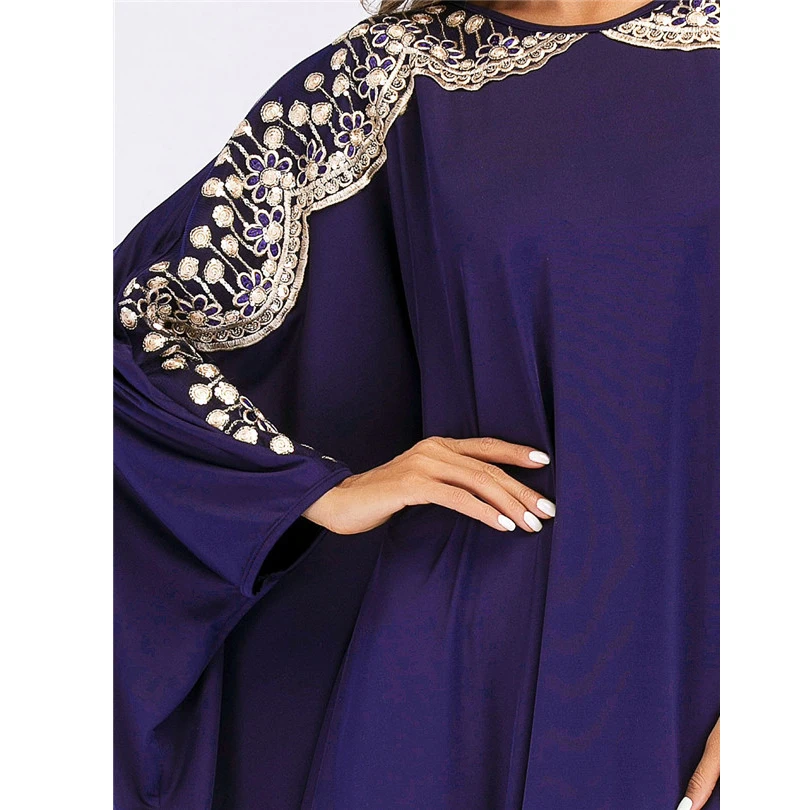 Большие размеры S ~ 6XL высокое качество новое арабское элегантное свободное абайя