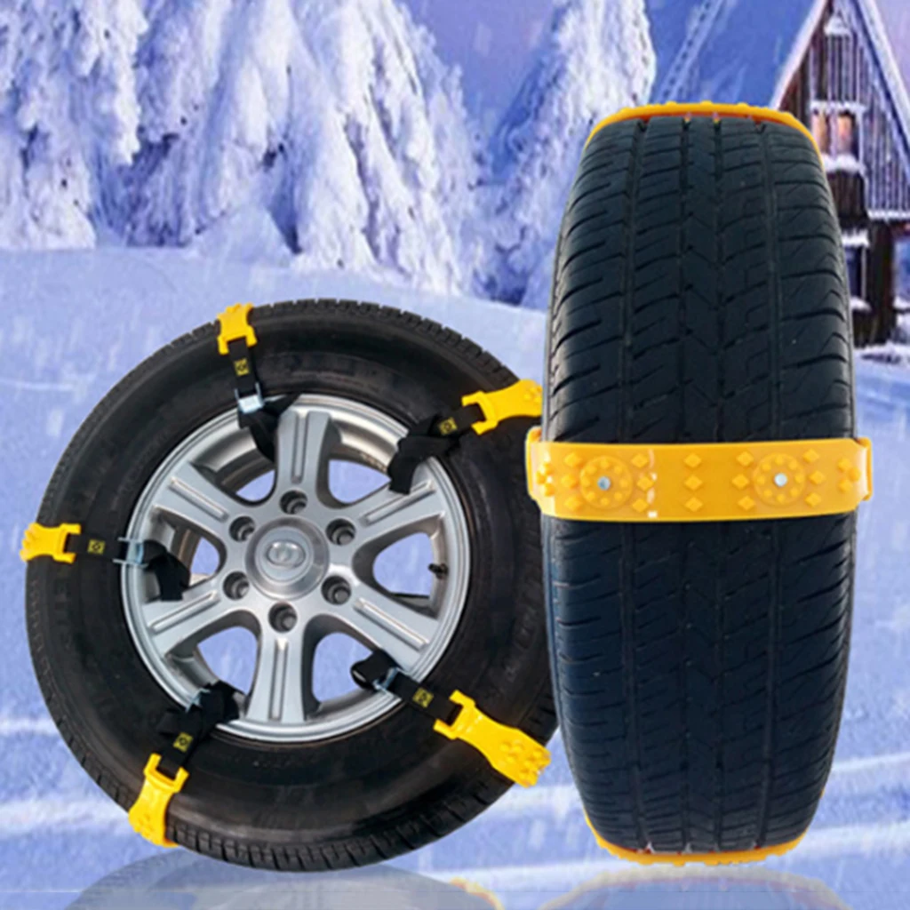 

10x Anti-Skid Snow Chains Car Snow Tyre Chains Universal for 165-285mm Tire