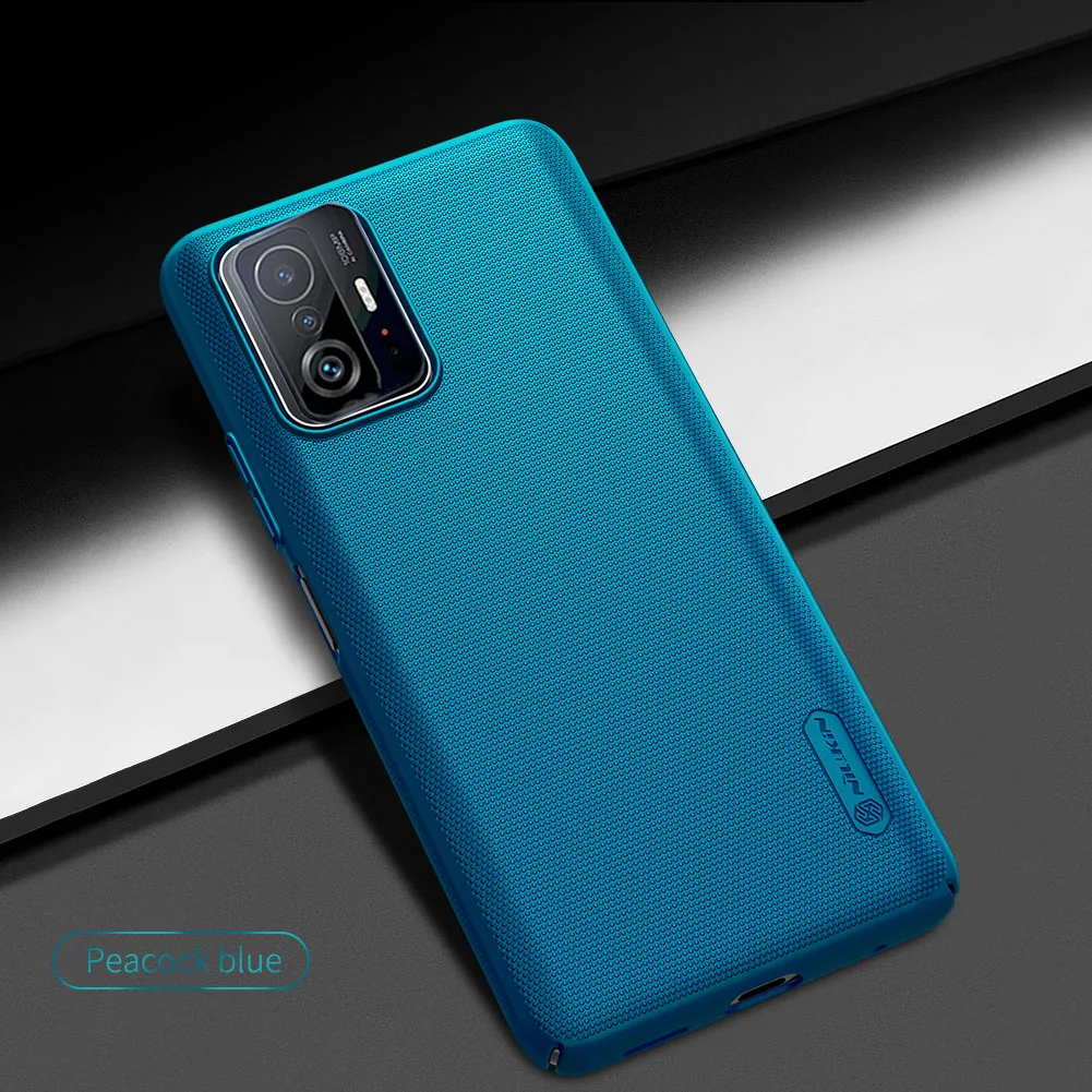 For Xiaomi Mi 12S 12 Pro 12X 11T 11i 5G Case Nillkin Slide Camera Protect Leather Frosted Cover on POCO F4 F3 X3 X4 GT M4 4G