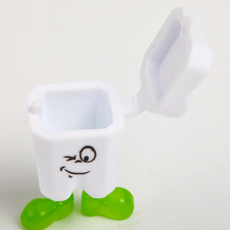 Молочных зубов хранения Чехол стойка для лиственных коробка детские зубы