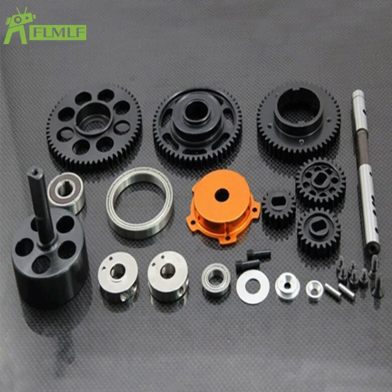 

3 Speed Transmission Gear System Kit for GTB Racing HPI ROFUN BAHA ROVAN KM BAJA 5B 5T 5SC Toys Games Parts