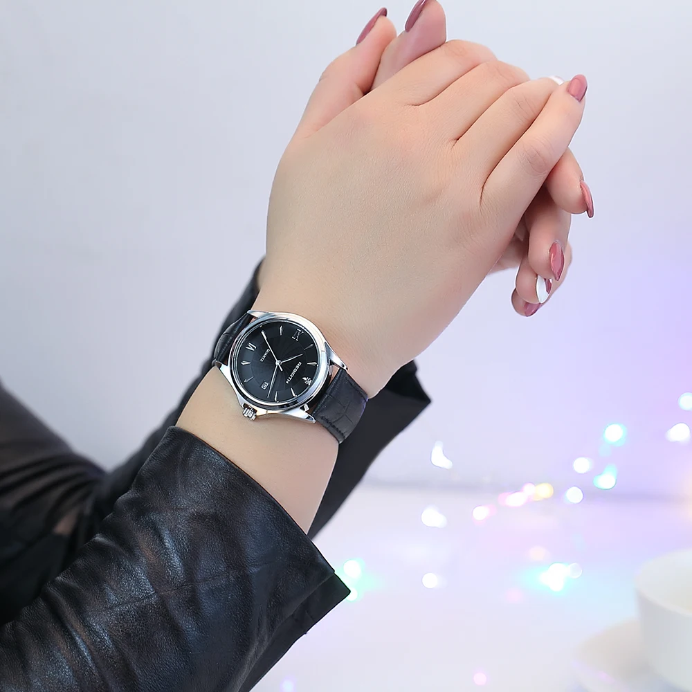 Женские часы 2019 Аналоговые кварцевые наручные Роскошные бизнес на каждый день из