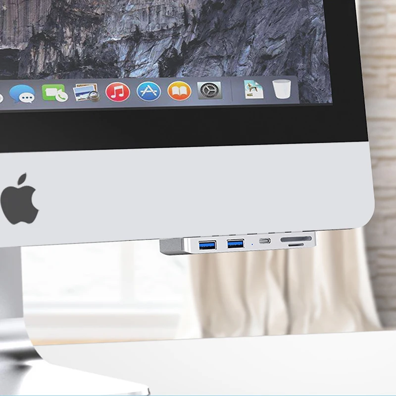 Usb 3 0 концентратор из алюминиевого сплава адаптер с портами сплиттер кардридером