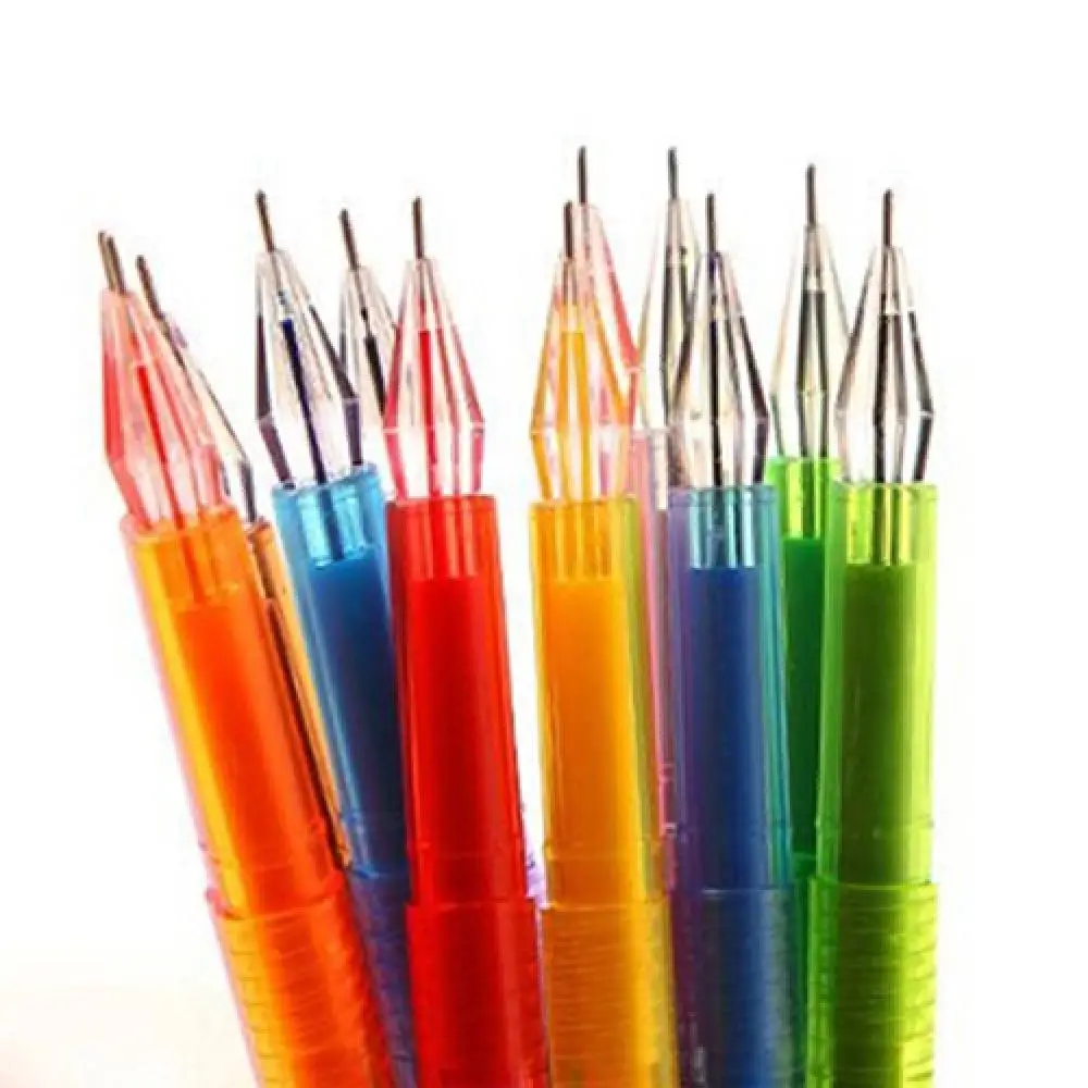 

12 Colors Cartoon Fresh Diamond Color Gel Pens Set Student Office Stationery