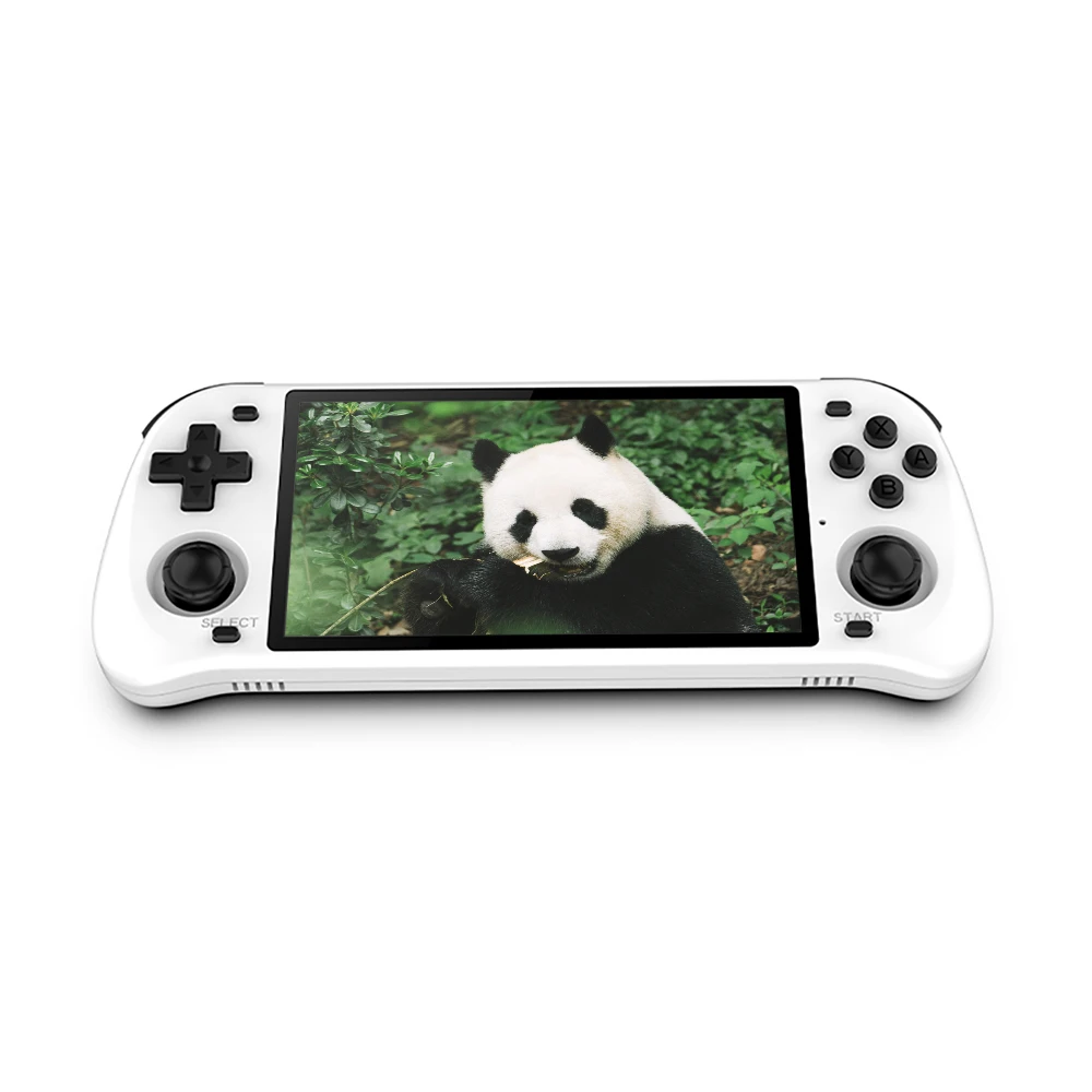 

POWKIDDY RGB10 Max2 Retro Open Source System 2 Console di gioco portatile RK3326 schermo IPS da 5.0 pollici 3D Rocker regalo PS1