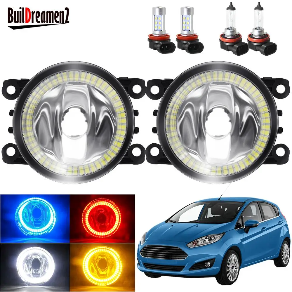 Противотумансветильник фары Angel Eye в сборе противотуманные для автомобиля Ford Fiesta