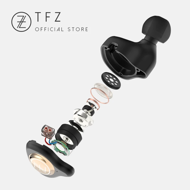 Наушники-мониторы TFZ KING The ароматный Zither II Hi-Fi проводная стереогарнитура 3 5 мм