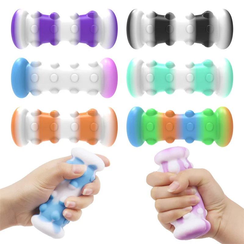 

New3D Pop It Fidget Stress Squeeze Silicone Push Antistress Adults Children Sensory Simple Dimple Toy Relieve Autism Pinch Ball