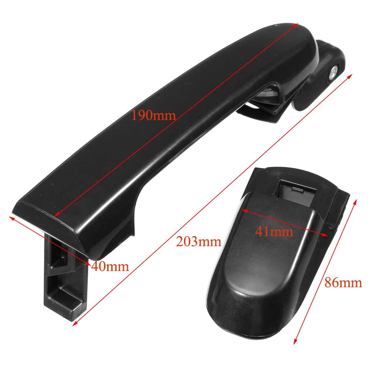 Комплект ручек наружной двери автомобиля задняя левая и правая стороны ADP80246501S