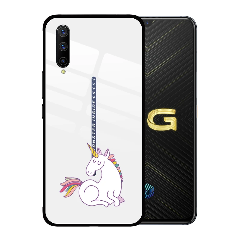 Роскошный чехол для телефона из закаленного стекла с изображением лошади