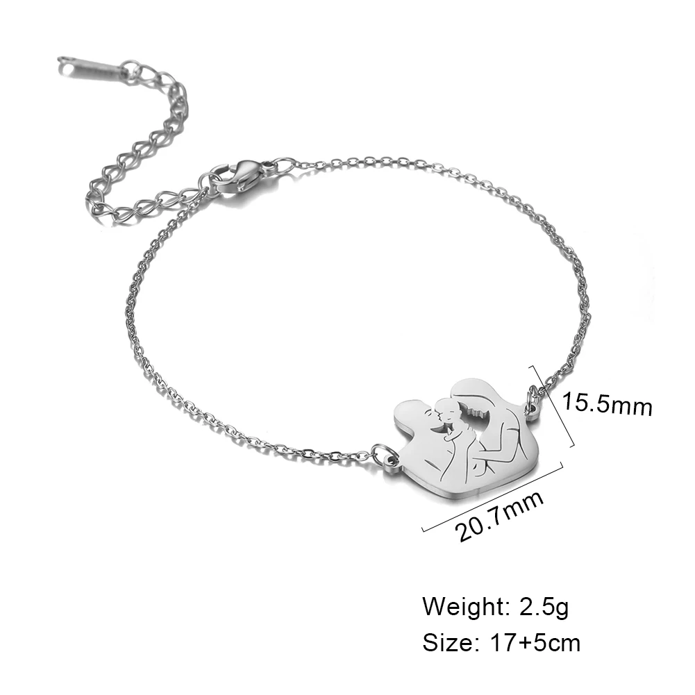 Skyrim Семейный браслет для мамы папы и ребенка браслеты-цепочки из нержавеющей