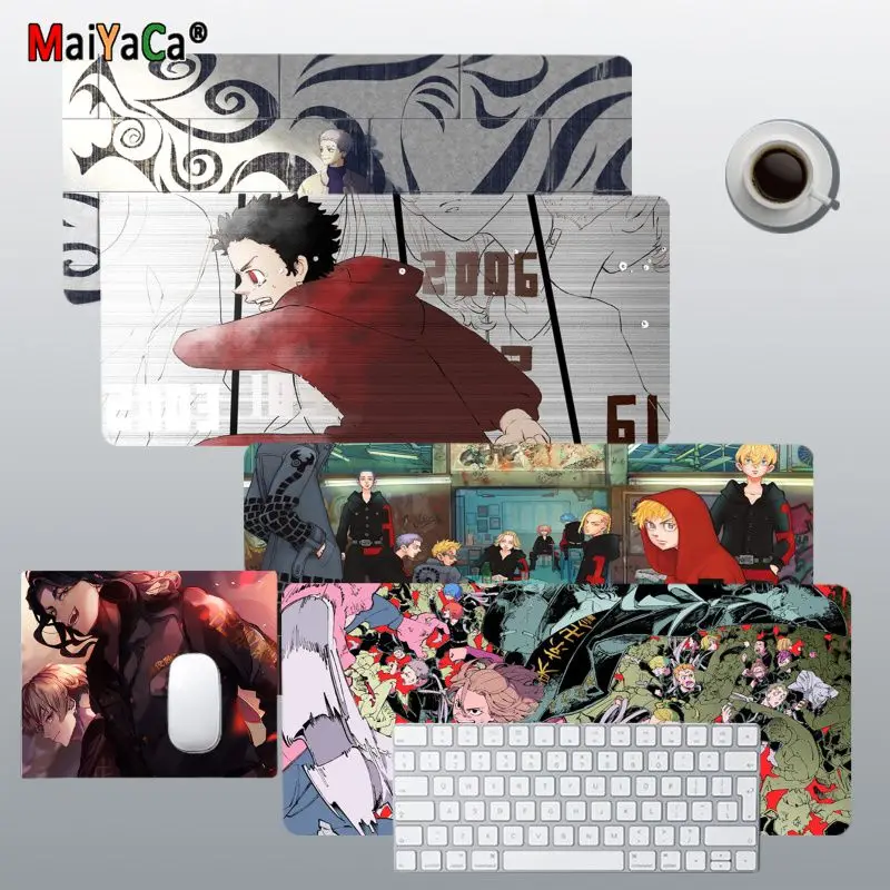

Anime Tokyo Revengers Custom Skin Comfort Mouse Mat Gaming Mousepad Size For Game Keyboard Pad For Gamer