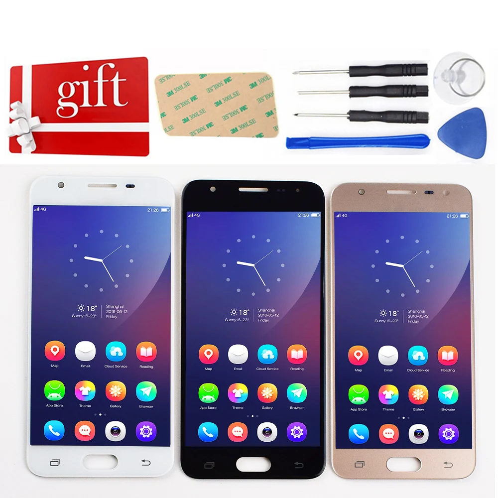 Для samsung J5 Prime G570 G570F G570M G570Y/J5 2017 G571F G571 ЖК дисплей с сенсорным экраном дигитайзер