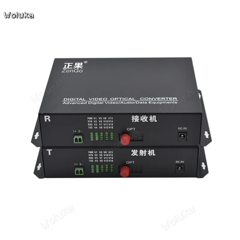 Оптический трансивер 16 канальный чистый видео монитор аналого цифрового