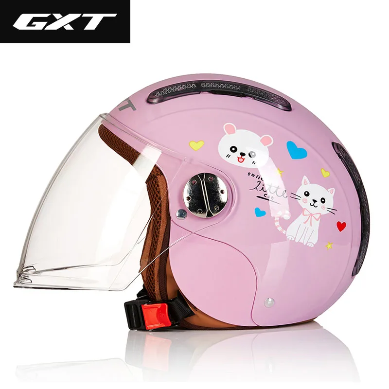 A мальчики и девочки GXT электромобиль скутер мотоциклетный шлем 3/4 защитный