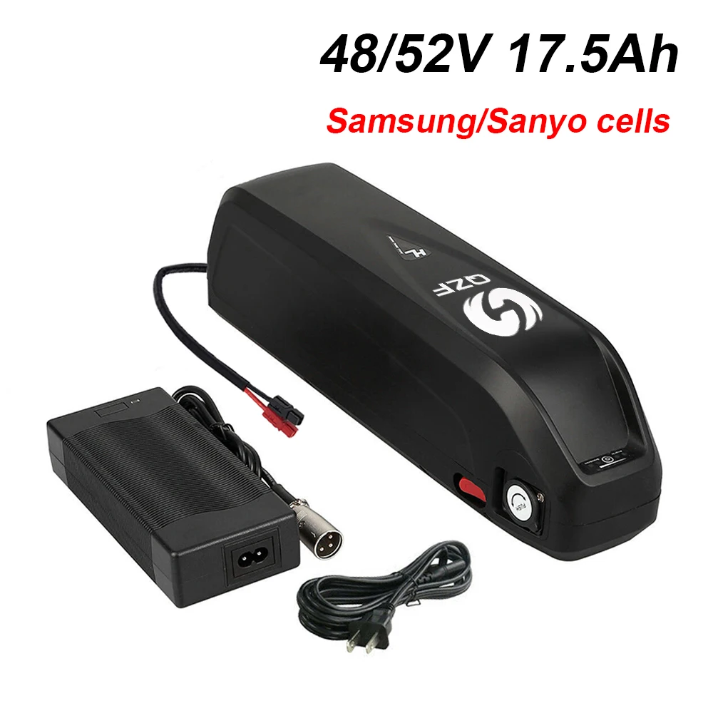 

Аккумулятор для электровелосипеда Samsung/Sanyo cells Hailong 3, 48 В/52 в 1000 А · ч, аккумулятор для электровелосипеда с USB для двигателей 750 Вт, 500 Вт, Вт