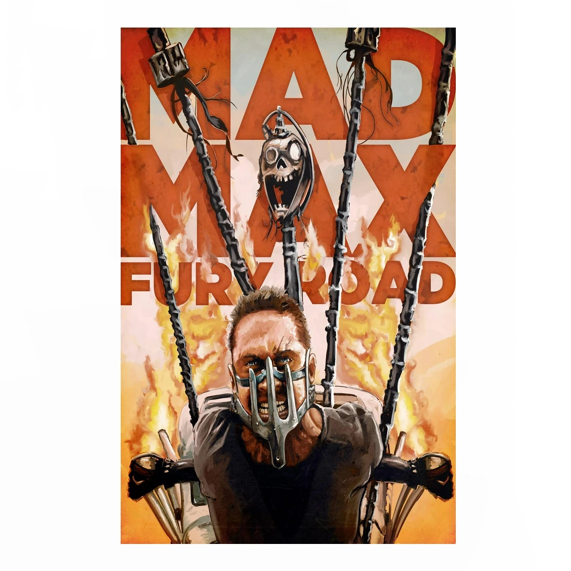 Плакат с изображением дороги Mad Max Fury |