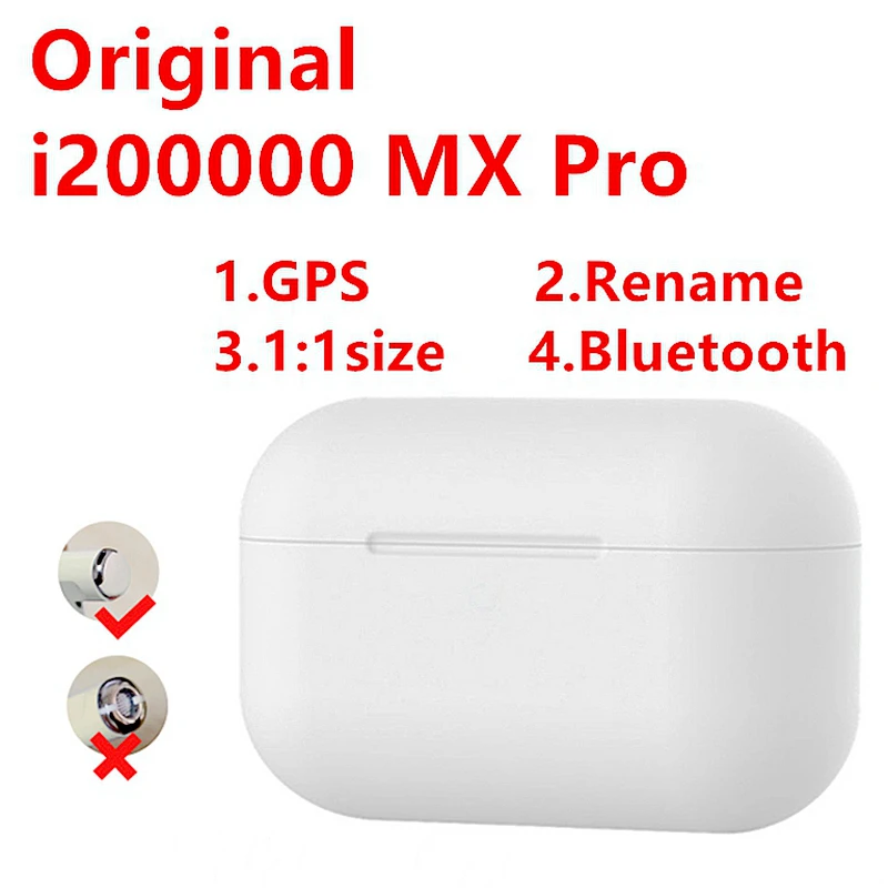 2020 оригинальные i200000 TWS изменить имя Bluetooth наушники Aire 3 реальный 1:1 датчик сжатия +