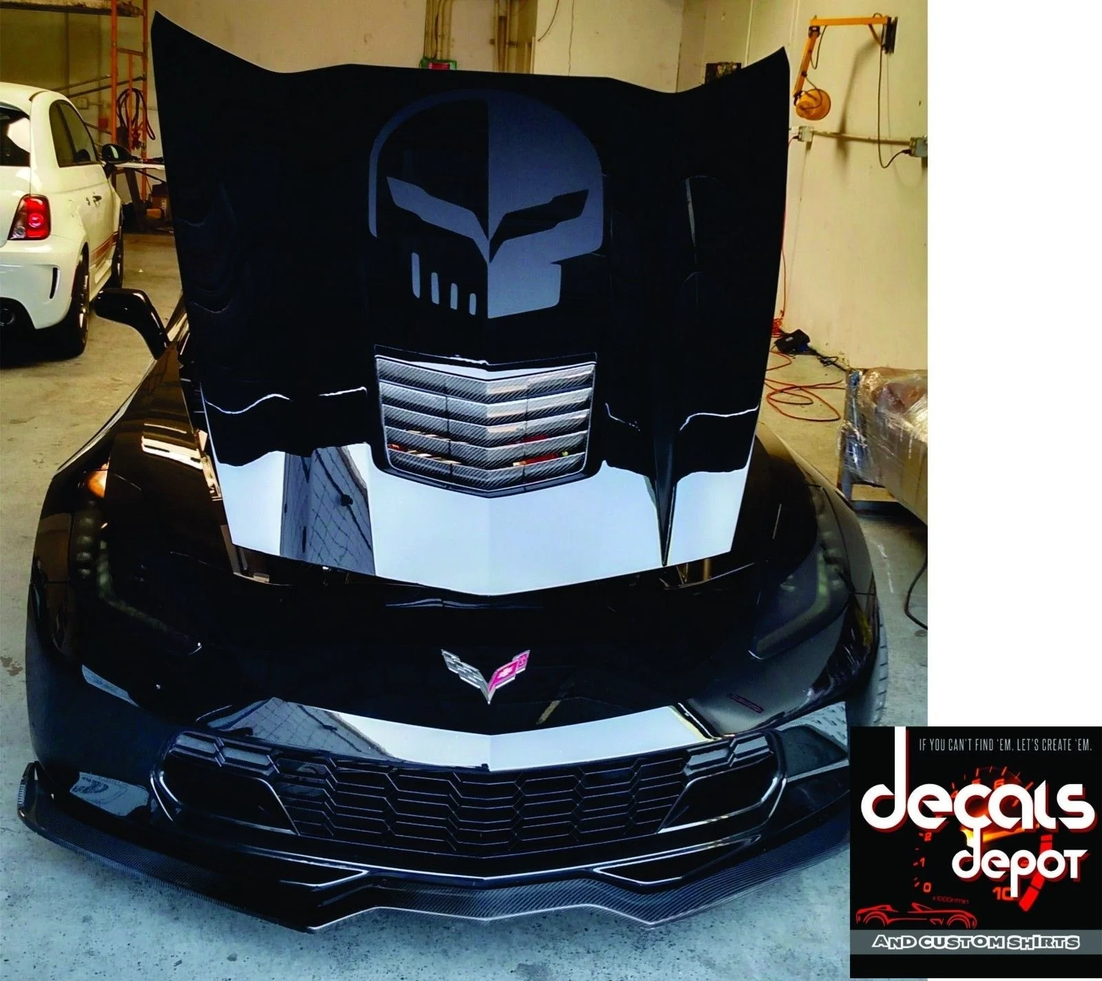 Для chevi Corvette наклейка на капот виниловая наклейка Джейк логотип C4 C5 C6 C7 ZO6 ZR1 Stingray