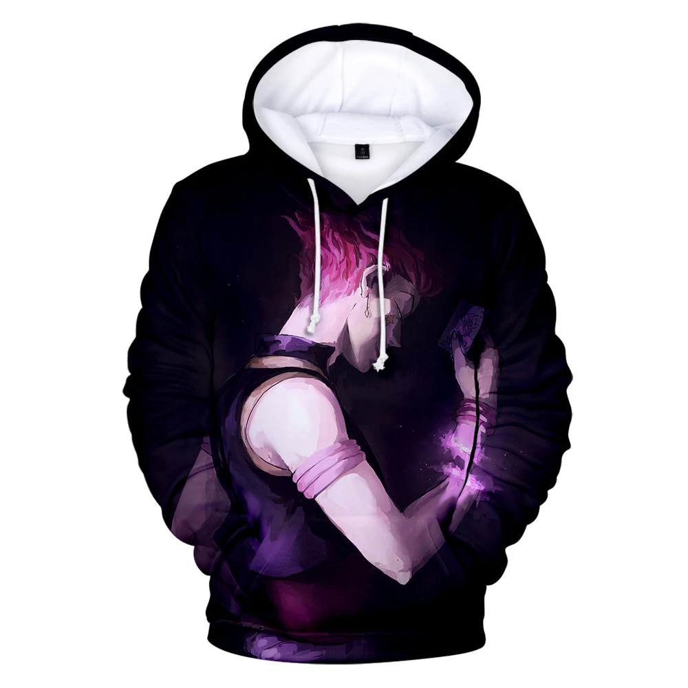 

New 3D Hoodies Men/women spring Autumn Hisoka High Quality Harajuku Hunter casual Hoodies Sweatshirt