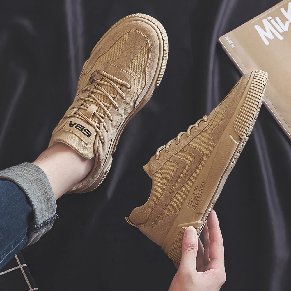 Skateboarding shoe 2020 The New Leisure Motion Canvas Trend Summer Breathable Men's Shoes All-match Wear-resistant Lace Up SOCK