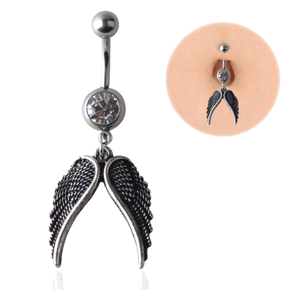 Женское кольцо для пупка из нержавеющей стали высококачественное Ювелирное