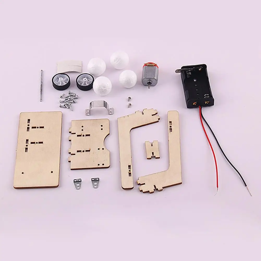

DIY Electric Ball Pitching Materials Wooden School Projects Science Experiment Model Kit Creative Educational Teaching Equipment