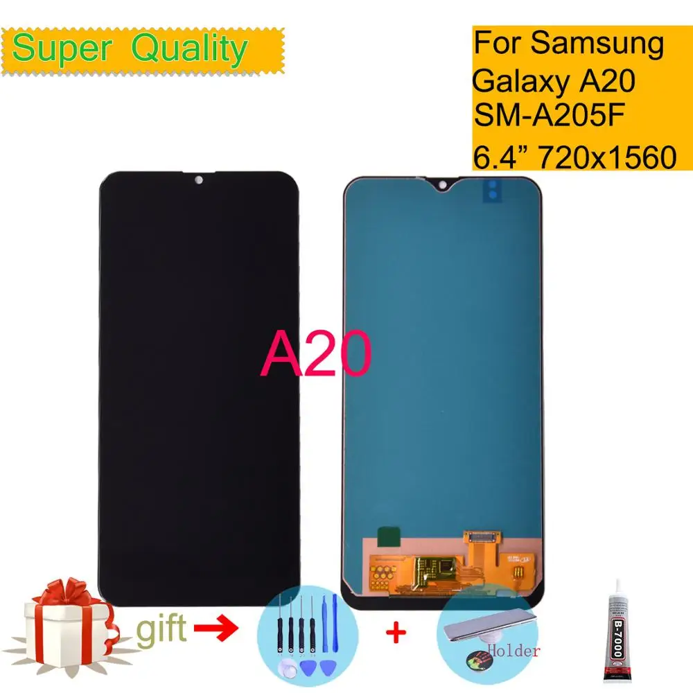 ЖК дисплей INCELL для samsung Galaxy A20 A205 SM A205F сменный экран A205F|Экраны мобильных