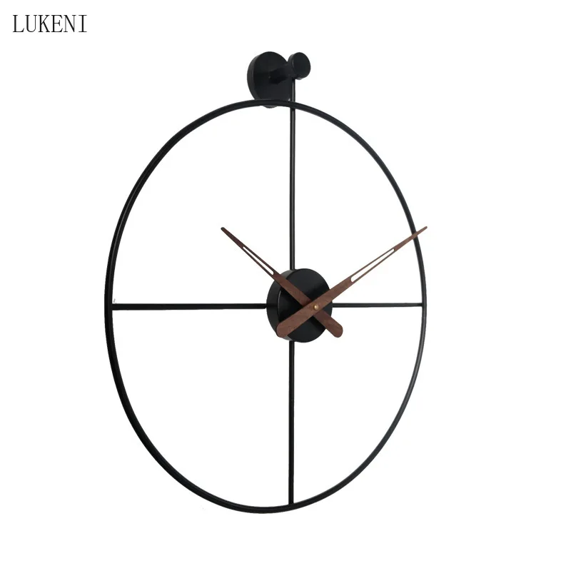 Металлические настенные часы в скандинавском стиле 50 см 60 | Дом и сад